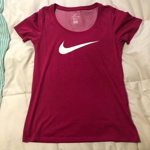 Nike Pink Dri Fit Tee Shirt Size XS